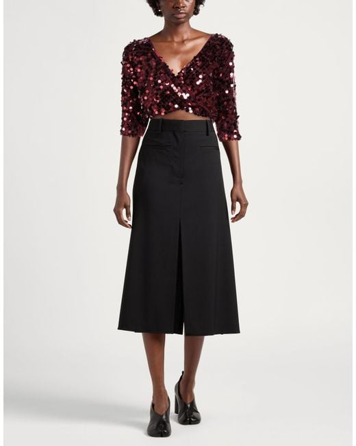 VANESSA SCOTT Purple Top Polyester
