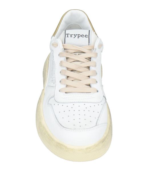 TRYPEE White Sneakers Leather