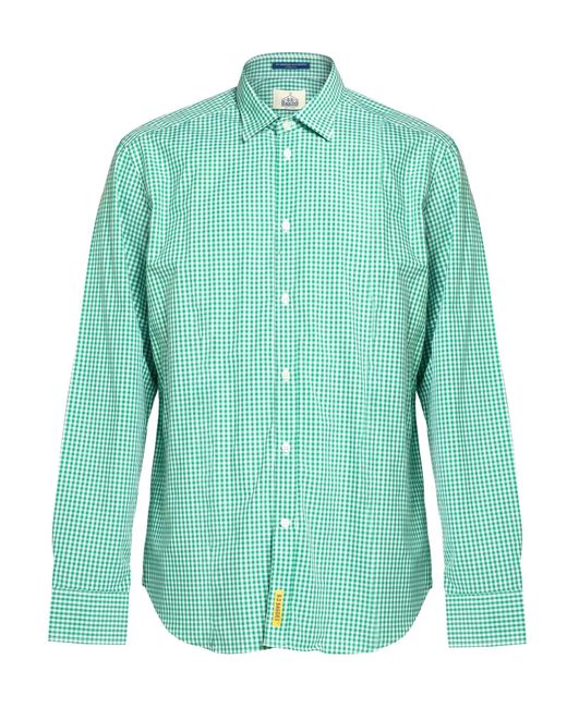 B.D. Baggies Green Shirt Cotton for men