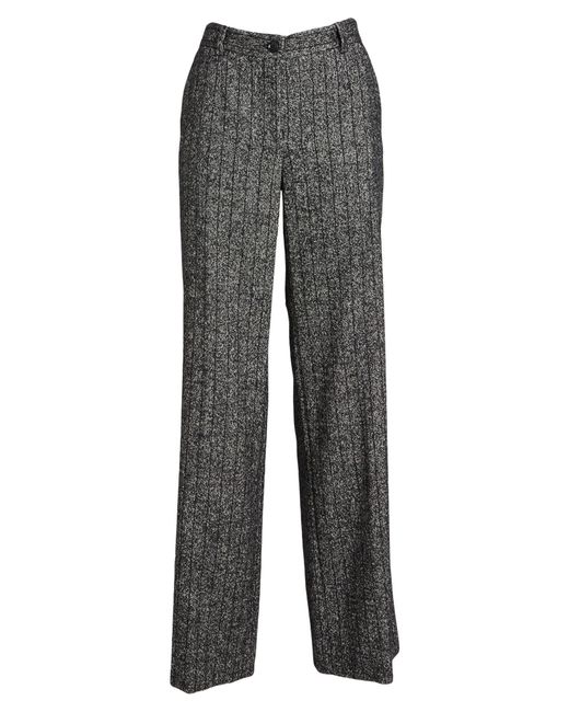 Dolce & Gabbana Gray Pants Virgin Wool, Wool, Polyamide, Elastane
