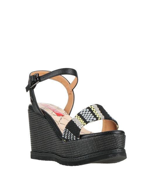 Replay Black Sandals