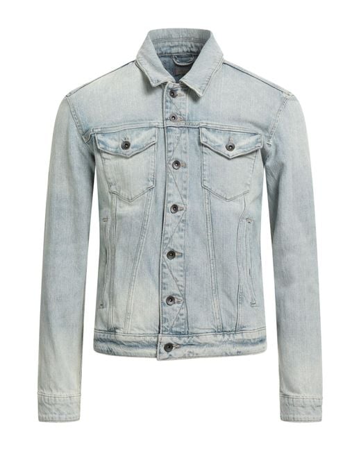 Manteau en jean John Varvatos pour homme en coloris Blue