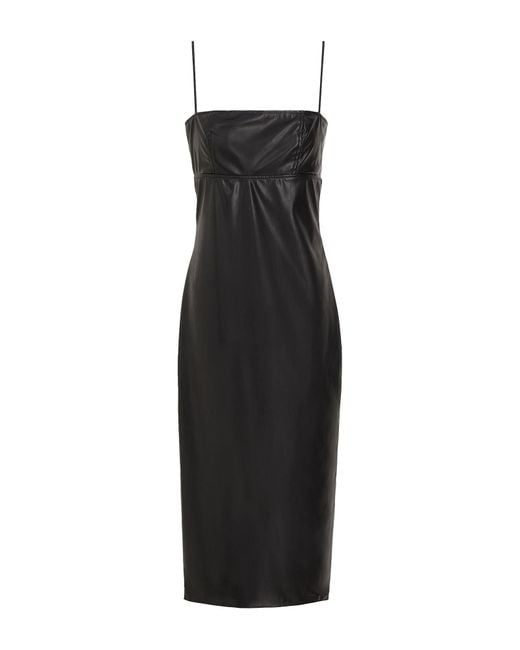 8 by YOOX Black Midi Dress