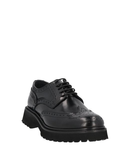 Baldinini Black Lace-up Shoes