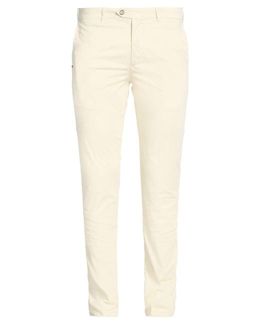 0/zero Construction Natural Cream Pants Cotton, Elastane for men