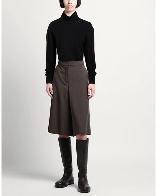 N.O.W. ANDREA ROSATI CASHMERE Black Turtleneck Wool, Viscose, Cashmere, Nylon