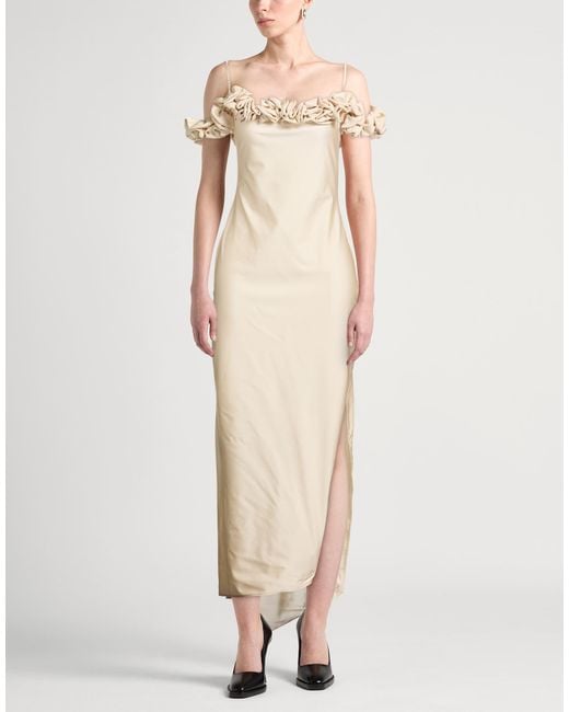 Coperni White Midi Dress Polyamide, Elastane