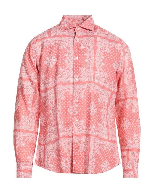 Fedeli Pink Shirts for men