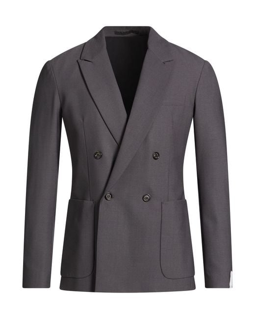 Paolo Pecora Men's Gray Blazers
