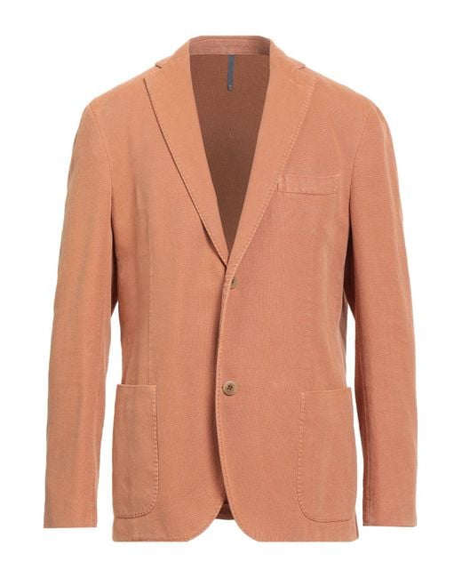 Montedoro Brown Blazer for men