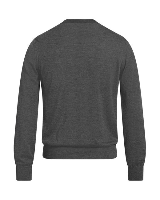 Brunello Cucinelli Gray Sweater Cashmere, Silk for men