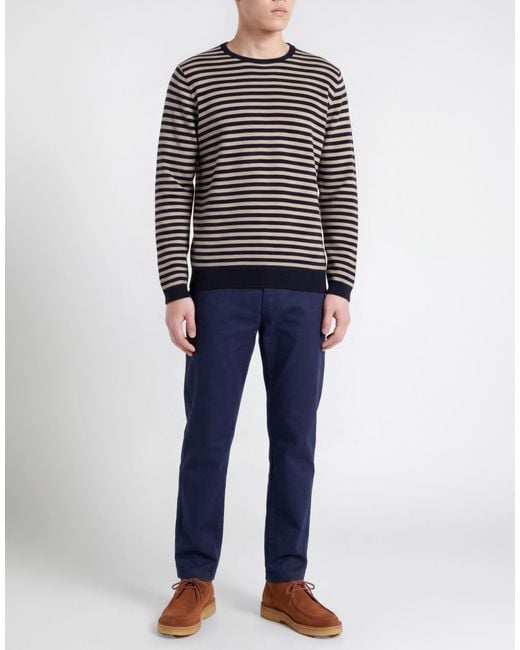 In The Box Blue Sweater Wool, Viscose, Polyamide, Cashmere for men