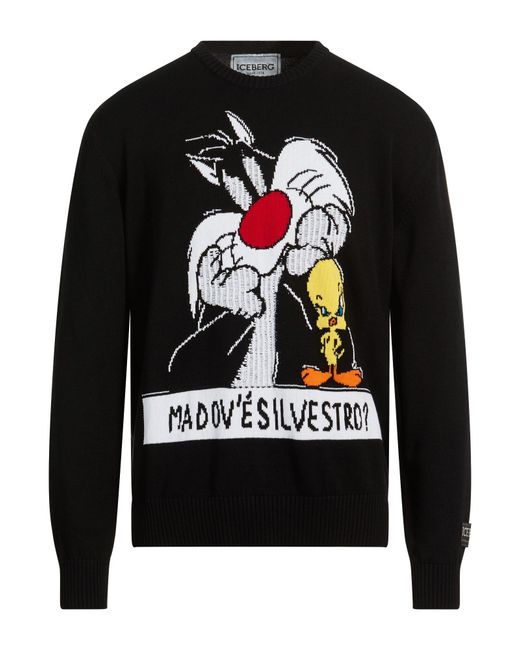 Iceberg Black Sweaters for men