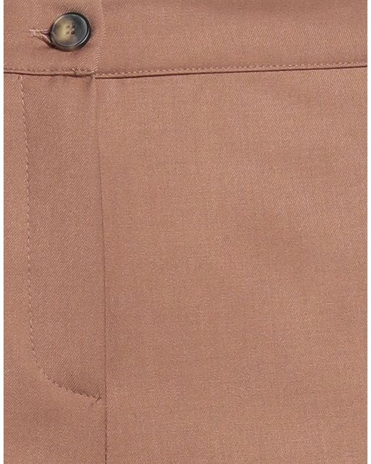 Diana Gallesi Brown Pants Polyester, Viscose, Elastane
