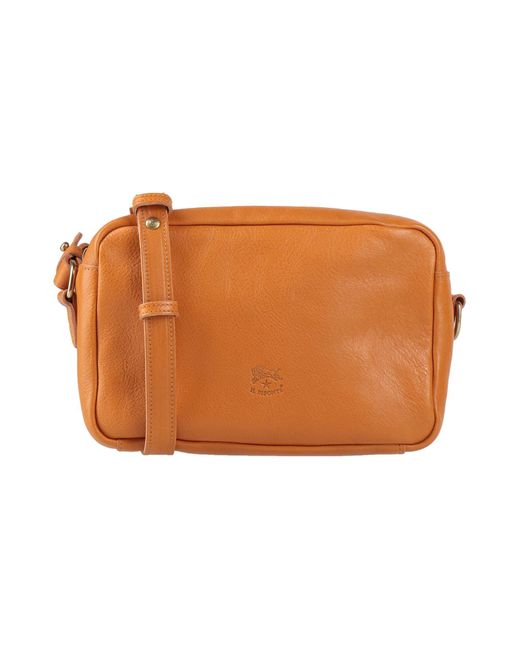 Il Bisonte Orange Cross-body Bag