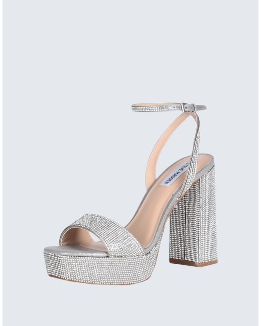 Steve Madden White Sandals