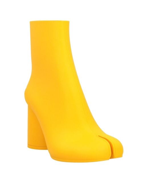 Maison Margiela Yellow Ankle Boots