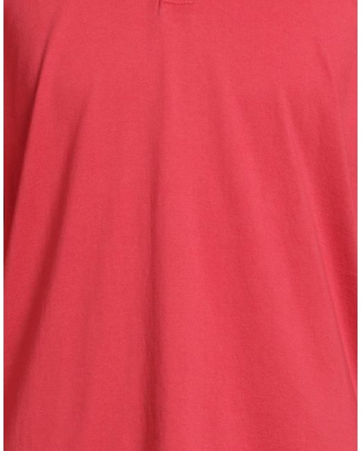 Fedeli Red Polo Shirts for men