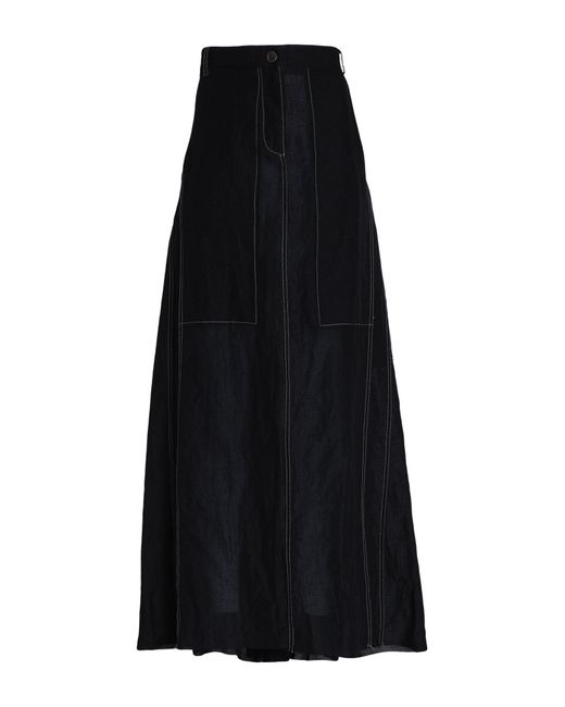 Masnada Black Maxi Skirt