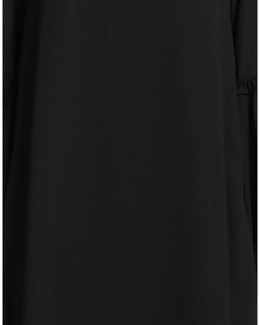 Caractere Black Mini Dress Polyester
