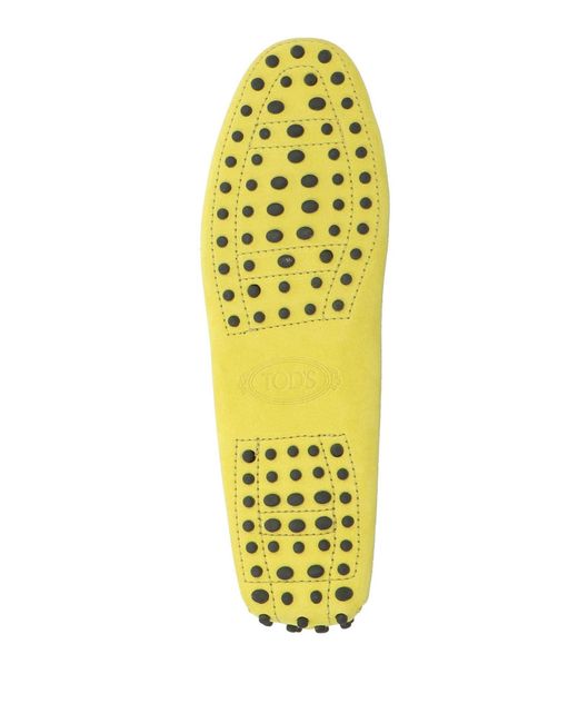 Tod's Yellow Loafers