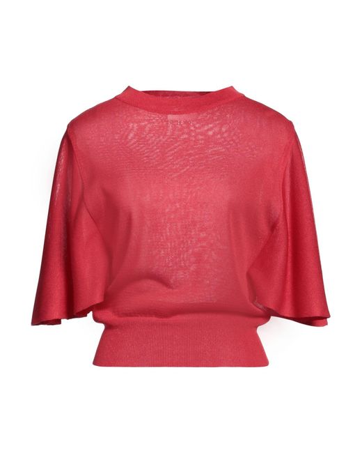 Nenette Red Sweater Viscose, Polyester
