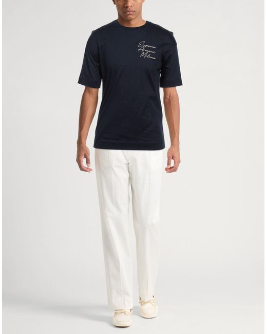 T-shirt Emporio Armani pour homme en coloris Blue