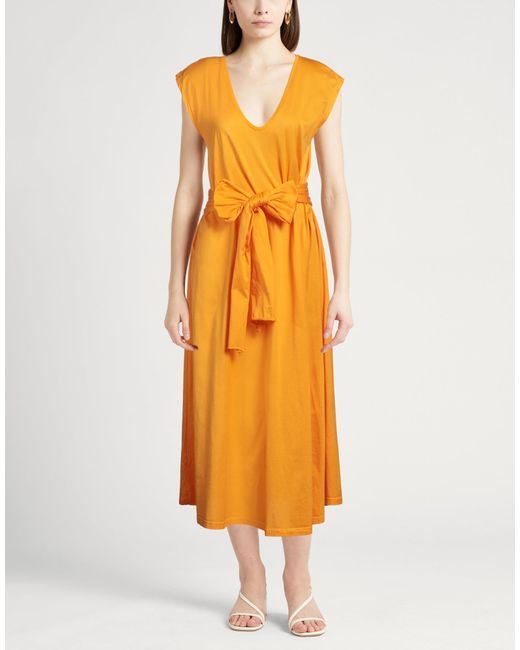 Jucca Orange Maxi Dress