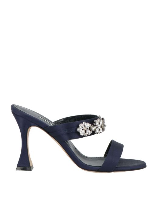 Manolo Blahnik Blue Sandals