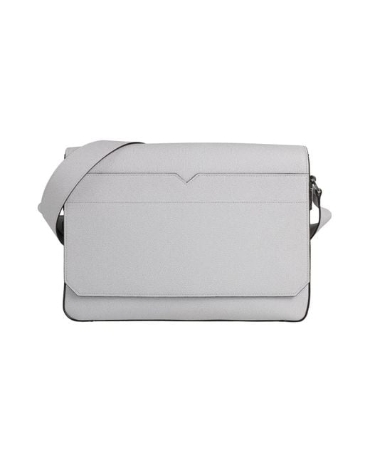 Valextra Gray Cross-body Bag for men