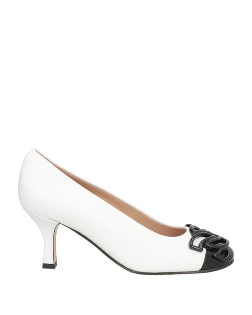 Casadei White Pumps Leather