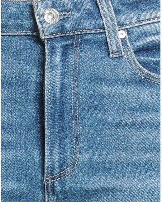 PAIGE Blue Jeans Cotton, Polyester, Elastane
