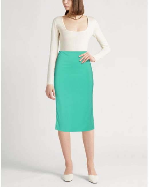 Jucca Green Midi Skirt