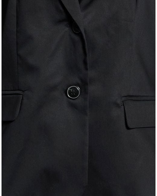 MAX&Co. Black Blazer Cotton, Elastane