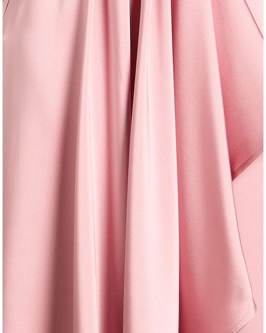 Rinascimento Pink Maxi Dress Polyester, Elastane