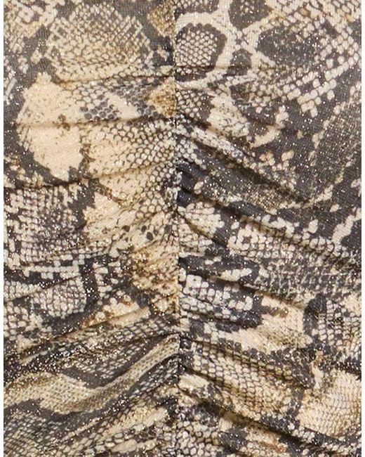 Just Cavalli Brown Top Polyester, Polyamide, Elastane