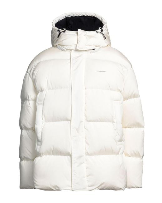 Emporio Armani White Puffer for men