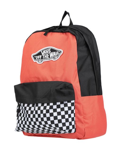 orange vans backpack