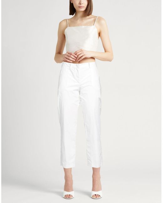Malloni Women's White Trouser