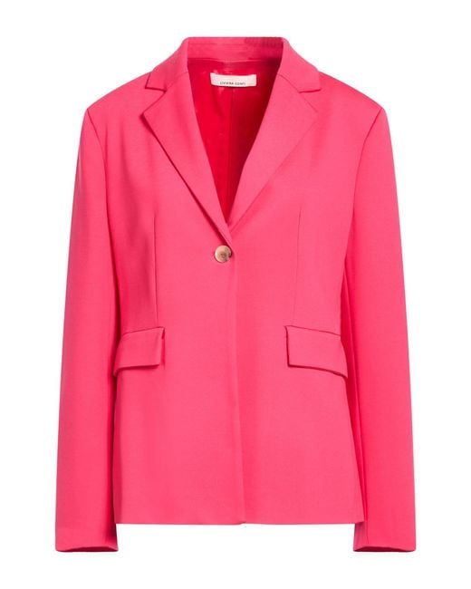 Liviana Conti Pink Blazer Viscose, Polyamide, Elastane, Polyester