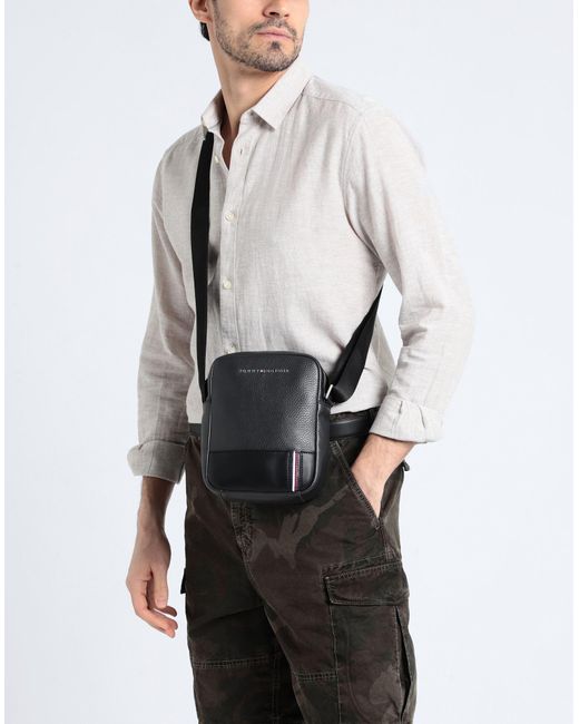 Tommy Hilfiger Black Cross-body Bag for men