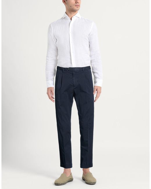Drumohr Blue Trouser for men