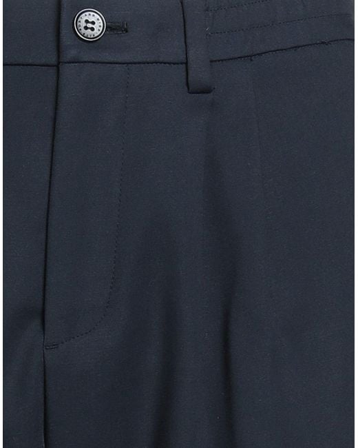 ALPHATAURI Blue Midnight Pants Cotton, Viscose, Elastane for men