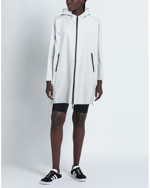 Herno White Overcoat & Trench Coat