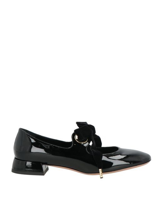 A.Bocca Black Lace-Up Shoes Leather