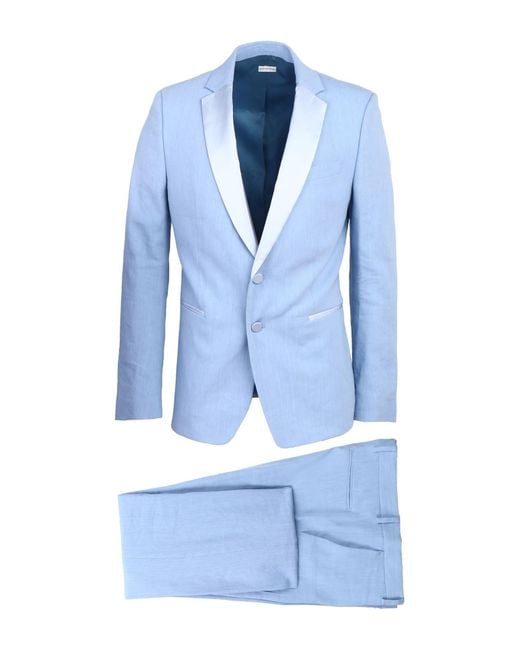 Dries Van Noten Blue Suit for men