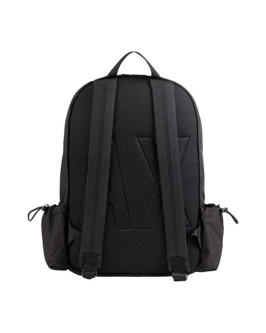 ARMANI EXCHANGE Black Rucksack for men