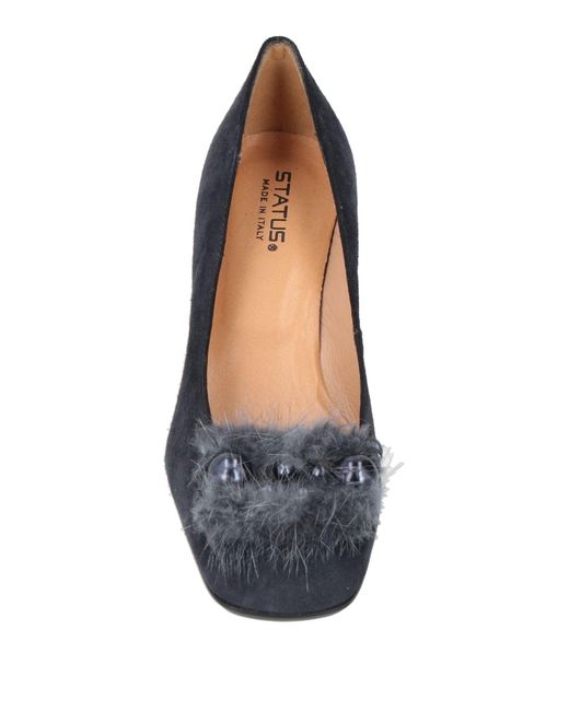 Status Blue Midnight Pumps Leather