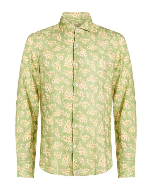Sonrisa Yellow Light Shirt Linen for men