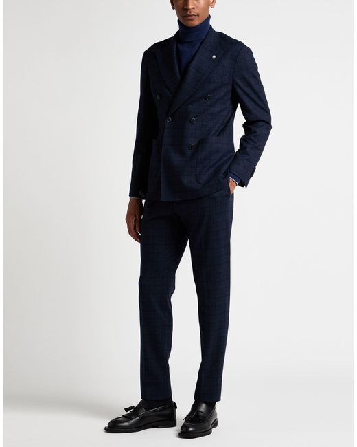 Manuel Ritz Blue Suit for men